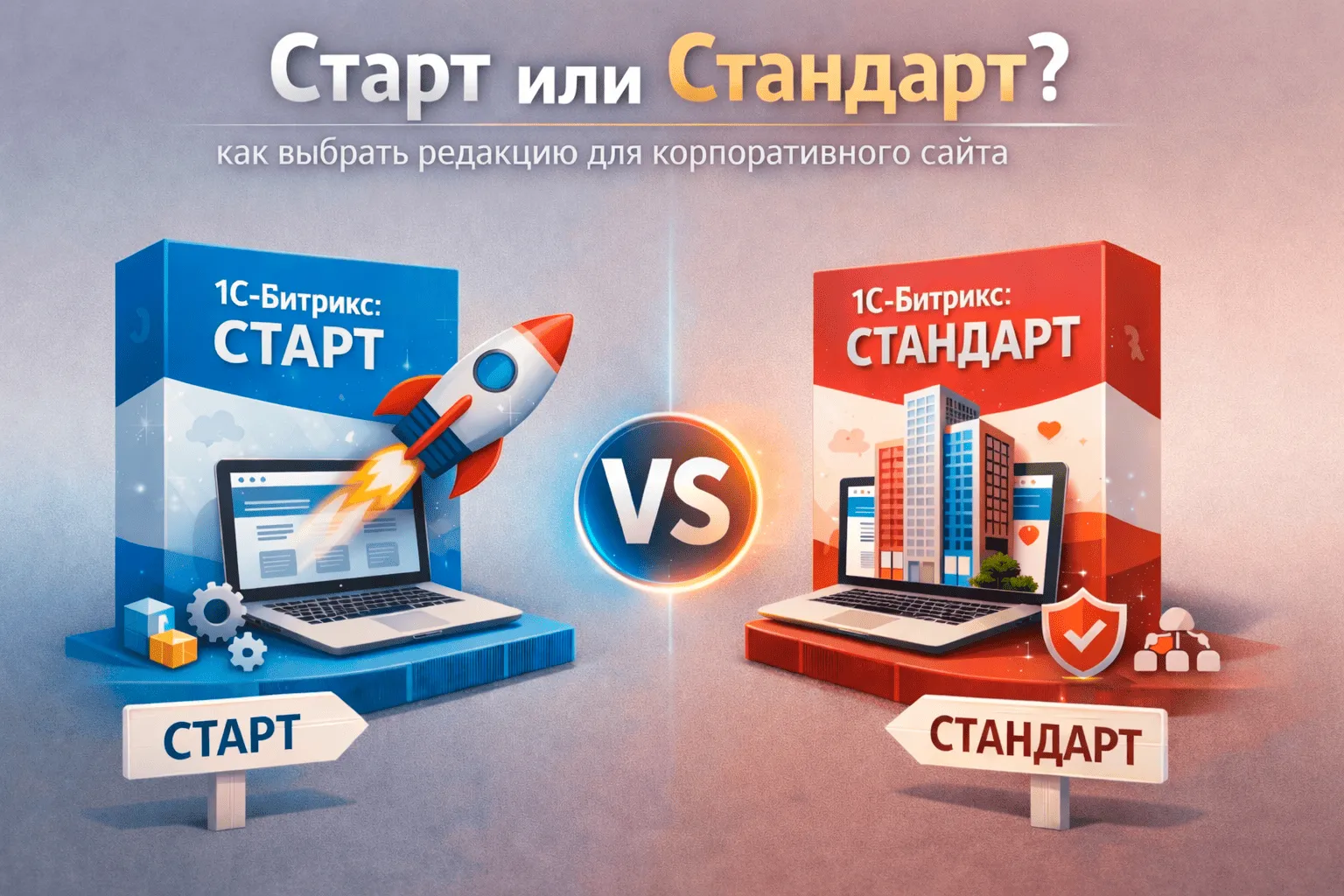 Старт или Стандарт: как выбрать редакцию для корпоративного сайта в Саратове